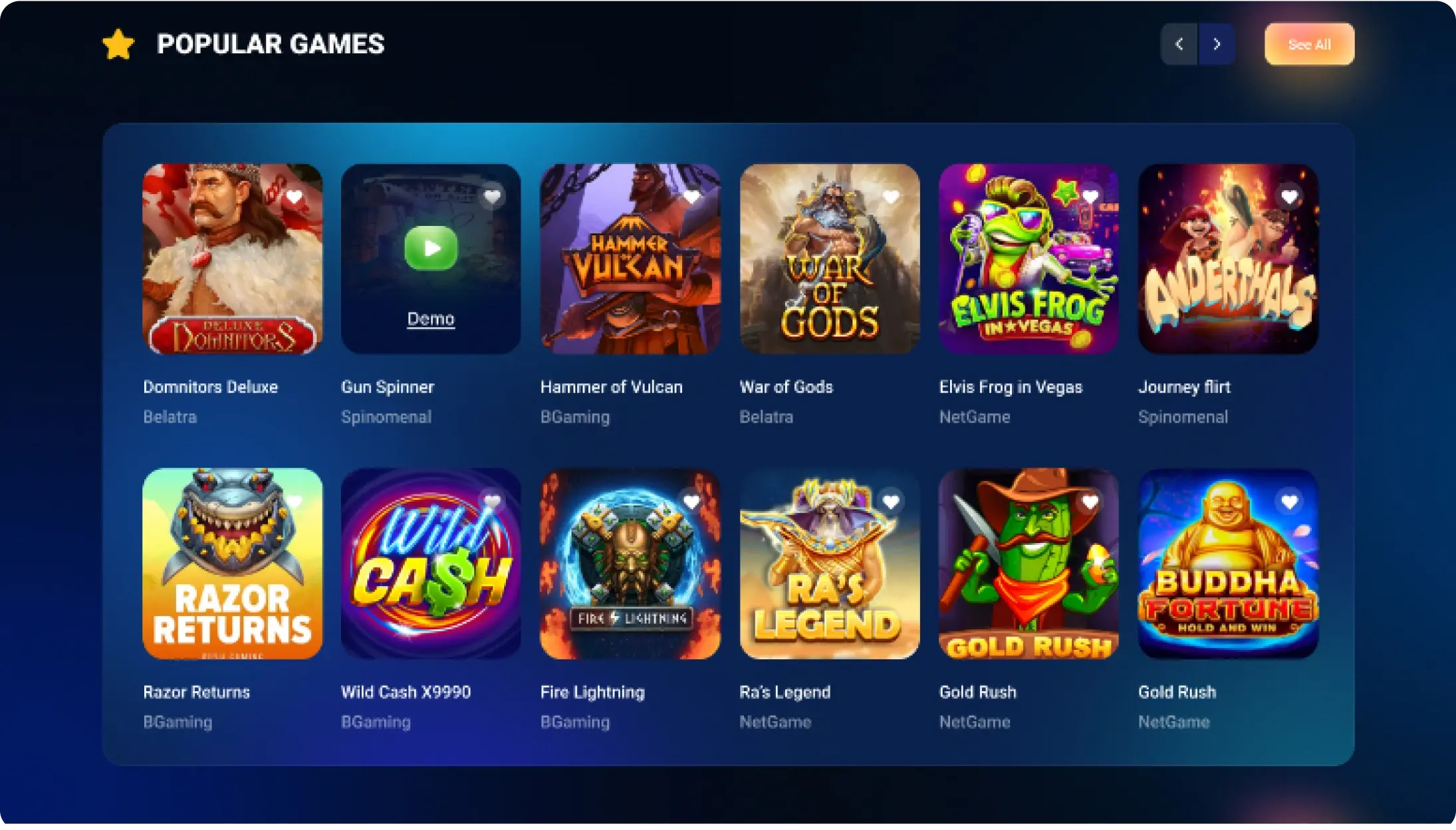 Azur Slot Populäre Spiele Azur Slot Populäre Spiele